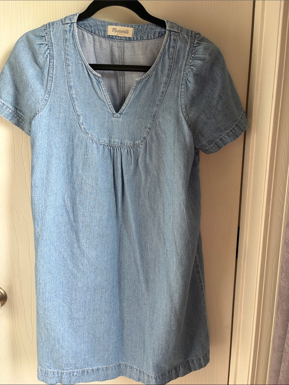 Madewell Light Blue Denim Tunic Dress
